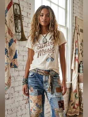 Nashville Country Music Hall Of Fame Country Music Graphic Tee Size S/M